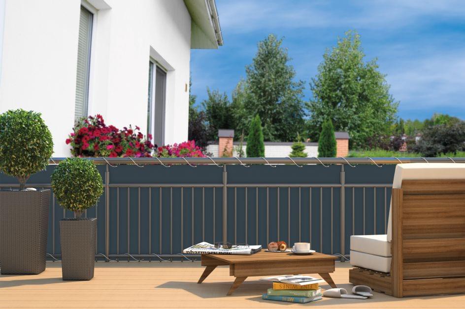 Balkon sichtschutz windschutz balkonverkleidung balkonschutz ...